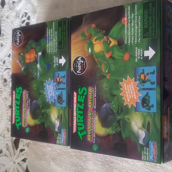 Teenage mutantin LEO &MIKEY turtles NICKELODEON - Picture 3 of 4